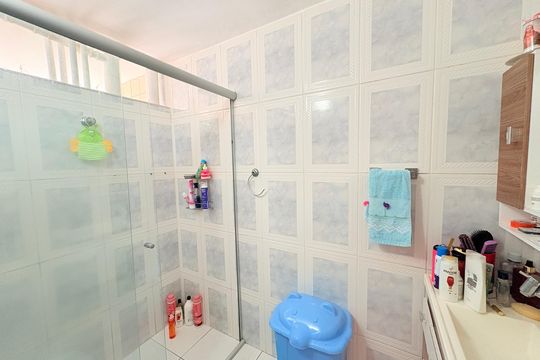 Banheiro Social de apartamento para alugar com 2 quartos, 69m² em Parque Cecap, Jundiaí
