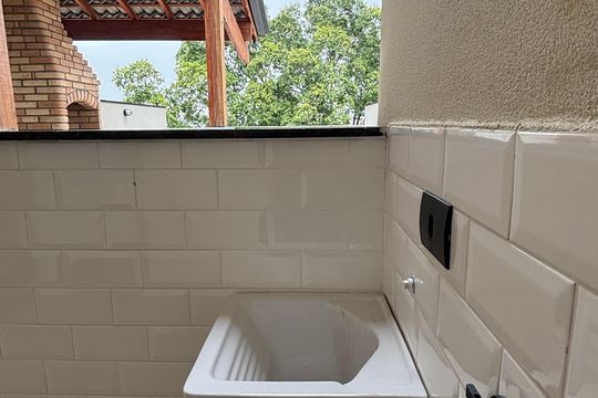 Cobertura - area de Serviço de apartamento à venda com 2 quartos, 80m² em Vila Metalúrgica, Santo André