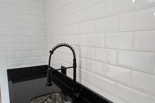 Cozinha de apartamento à venda com 2 quartos, 80m² em Vila Metalúrgica, Santo André