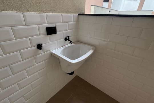 Cobertura - area de Serviço de apartamento à venda com 2 quartos, 80m² em Vila Metalúrgica, Santo André