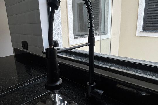 Cozinha de apartamento à venda com 2 quartos, 79m² em Vila Metalúrgica, Santo André