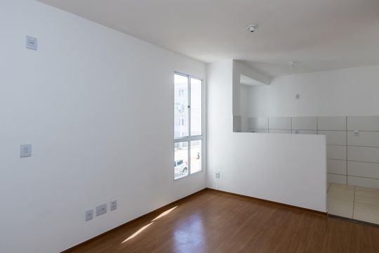 Sala de apartamento para alugar com 2 quartos, 43m² em Trevo, Belo Horizonte