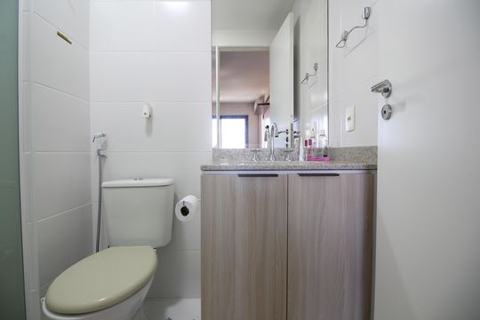 Quarto 2 - Suíte de apartamento à venda com 2 quartos, 68m² em Barra Olímpica, Rio de Janeiro