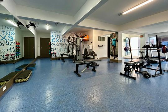 Área comum - Academia de apartamento para alugar com 2 quartos, 82m² em Saco Grande, Florianópolis