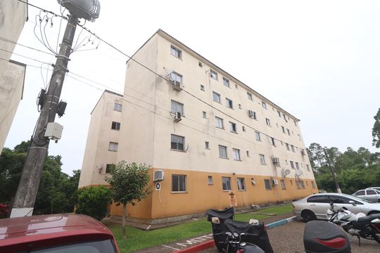 Fachada de apartamento para alugar com 2 quartos, 57m² em Santo Afonso, Novo Hamburgo