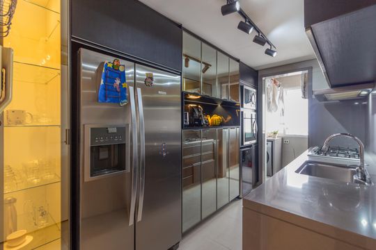 Cozinha de apartamento para alugar com 2 quartos, 92m² em Jardim Paulista, São Paulo