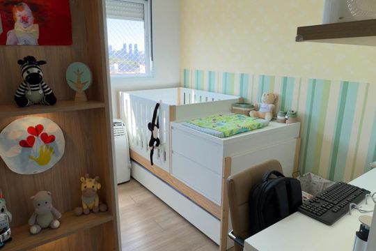 Quarto de apartamento à venda com 2 quartos, 54m² em Socorro, São Paulo