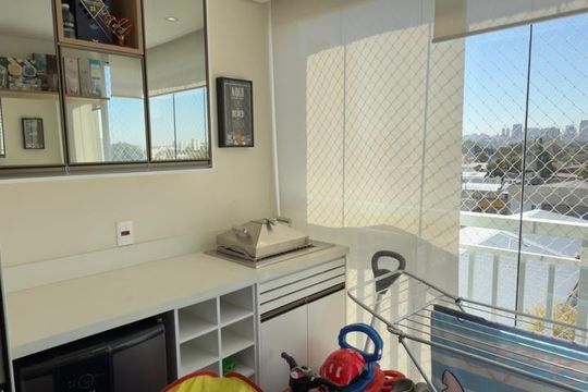 varanda de apartamento à venda com 2 quartos, 54m² em Socorro, São Paulo