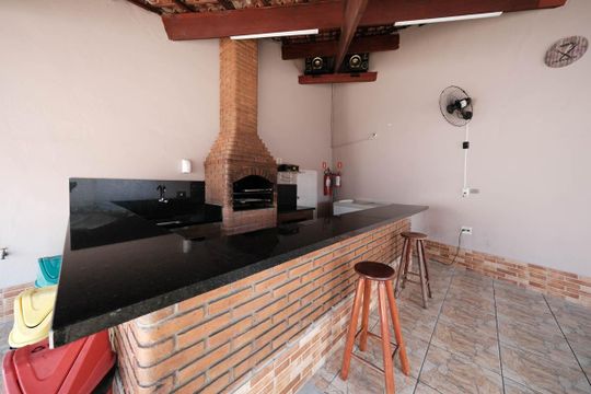 Área gourmet de casa à venda com 3 quartos, 58m² em Jardim Belem, São Paulo