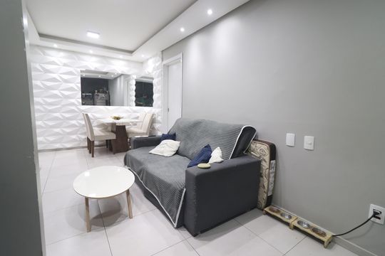 Cozinha de apartamento à venda com 1 quarto, 45m² em Canudos, Novo Hamburgo