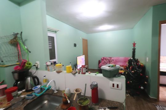 Cozinha de apartamento à venda com 2 quartos, 47m² em Canudos, Novo Hamburgo