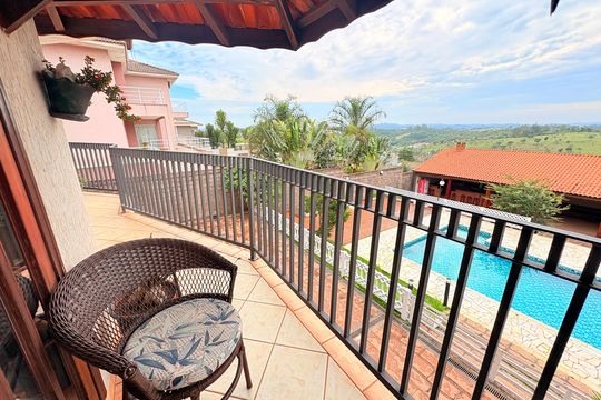 Sacada da Sala de casa de condomínio à venda com 5 quartos, 500m² em Jardim Tarumã, Jundiaí