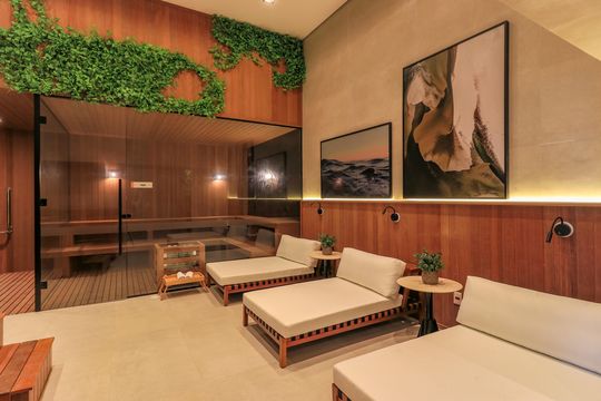 Área comum - Spa de kitnet/studio à venda com 1 quarto, 32m² em Jardim das Acacias, São Paulo
