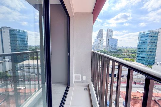 Sacada de kitnet/studio para alugar com 1 quarto, 26m² em Pinheiros, São Paulo