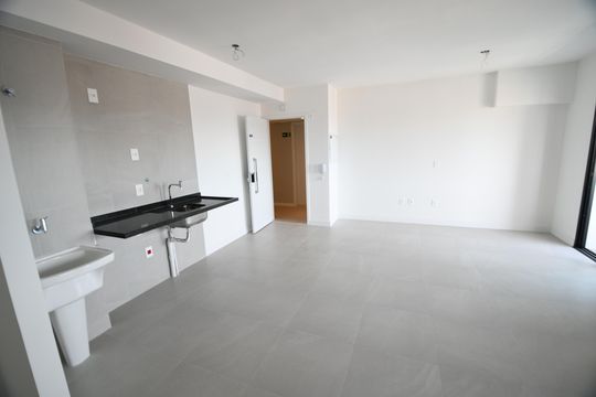 Cozinha de kitnet/studio para alugar com 1 quarto, 43m² em Centro, Campinas