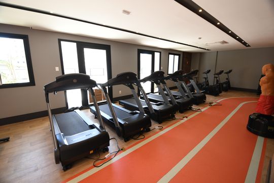 Área comum - Academia de kitnet/studio para alugar com 1 quarto, 43m² em Centro, Campinas