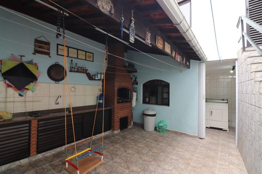 Espaço Gourmet de casa à venda com 3 quartos, 222m² em Alves Dias, São Bernardo do Campo