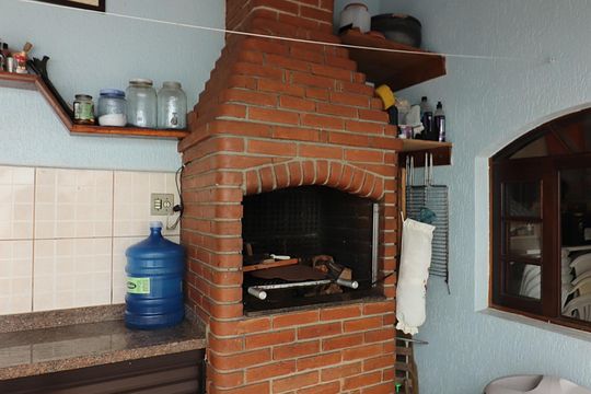Espaço Gourmet de casa à venda com 3 quartos, 222m² em Alves Dias, São Bernardo do Campo