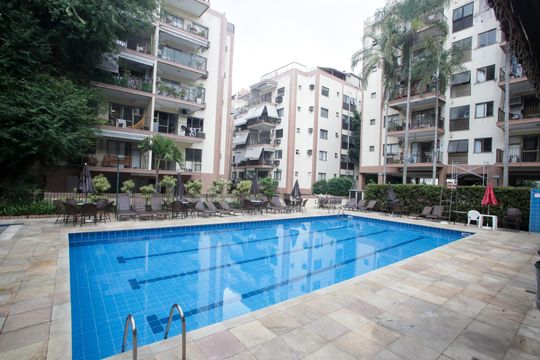 Área comum - Piscina de apartamento para alugar com 3 quartos, 180m² em Freguesia (jacarepaguá), Rio de Janeiro