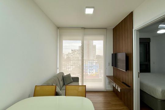 Sala  de apartamento para alugar com 2 quartos, 37m² em Santo Amaro, São Paulo