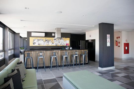 Área Comum - Espaço Gourmet (compartilhado) de apartamento para alugar com 1 quarto, 72m² em Centro Histórico, Porto Alegre