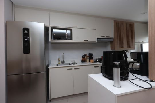Cozinha de apartamento à venda com 2 quartos, 64m² em Jardim Independência (são Paulo), São Paulo