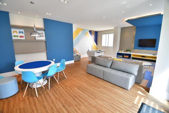 Área comum - Espaço de Jogos de apartamento à venda com 3 quartos, 120m² em Taquaral, Campinas