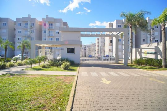 Fachada de apartamento à venda com 2 quartos, 47m² em Santo Afonso, Novo Hamburgo