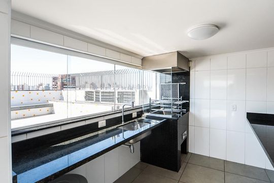 Área comum - Churrasqueira de apartamento à venda com 2 quartos, 138m² em Jardim, Santo André