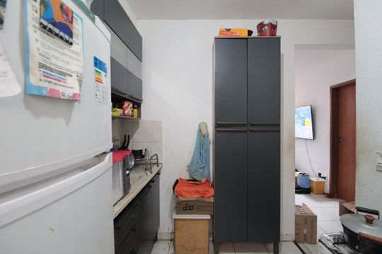 Cozinha de apartamento para alugar com 2 quartos, 56m² em Jardim Vitoria, Belo Horizonte