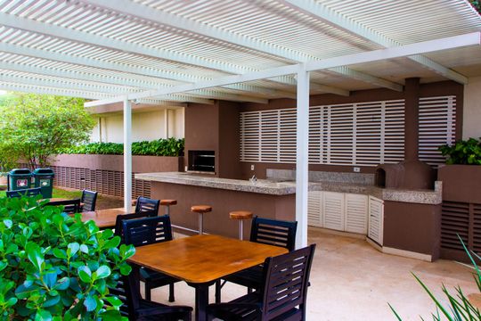 ÁREA COMUM  - CHURRASQUEIRA de apartamento à venda com 4 quartos, 137m² em Parque dos Pomares, Campinas
