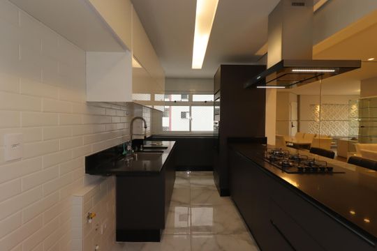 Cozinha de apartamento para alugar com 2 quartos, 105m² em Vila Gilda, Santo André