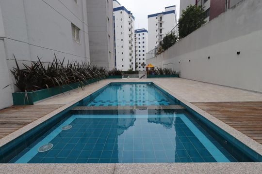 Área Comum - Piscina de apartamento para alugar com 2 quartos, 105m² em Vila Gilda, Santo André