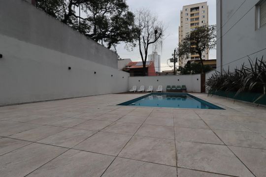 Área Comum - Piscina de apartamento para alugar com 2 quartos, 105m² em Vila Gilda, Santo André