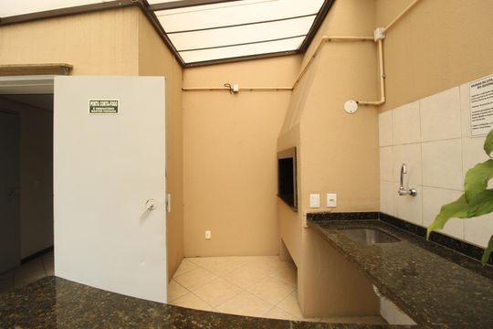 Área comum - Churrasqueira de apartamento à venda com 3 quartos, 104m² em São Geraldo, Porto Alegre