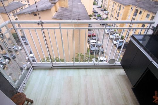 Varanda da Sala de apartamento à venda com 2 quartos, 46m² em Jardim Guairaca, São Paulo