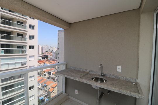 Varanda da Sala de apartamento à venda com 2 quartos, 64m² em Vila Prudente, São Paulo