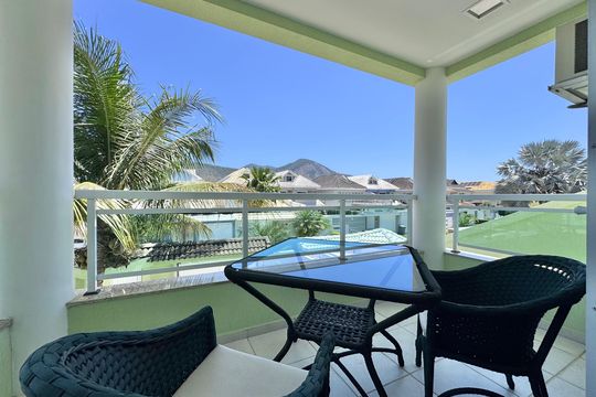 Suíte 2 - Varanda de casa de condomínio à venda com 4 quartos, 365m² em Recreio dos Bandeirantes, Rio de Janeiro