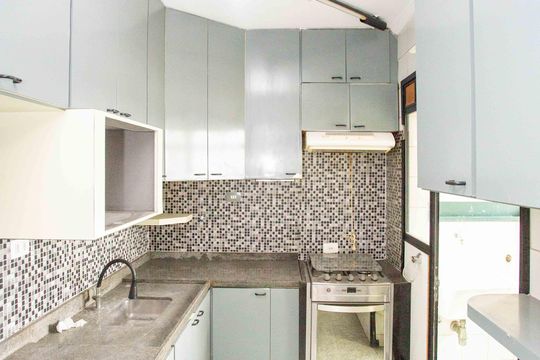 Cozinha de apartamento à venda com 3 quartos, 70m² em Jardim Melo, Diadema