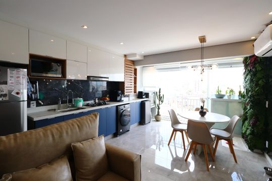 Sala de apartamento à venda com 2 quartos, 49m² em Vila Esperança, São Paulo