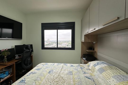 Quarto de apartamento à venda com 1 quarto, 38m² em Nova Aldeinha, Barueri