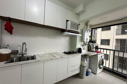 Cozinha de apartamento à venda com 1 quarto, 38m² em Nova Aldeinha, Barueri