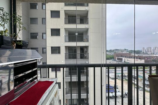 Varanda de apartamento à venda com 1 quarto, 38m² em Nova Aldeinha, Barueri