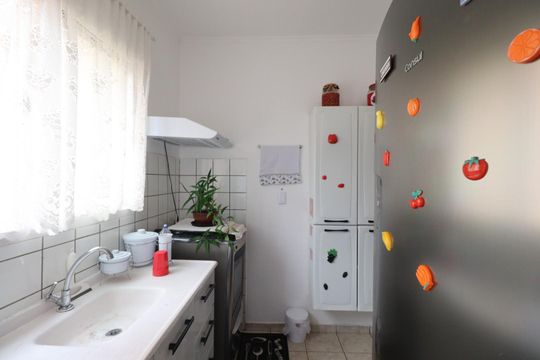 Cozinha de apartamento para alugar com 2 quartos, 50m² em Ipiranga, Ribeirão Preto
