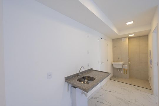 Cozinha de apartamento à venda com 2 quartos, 40m² em Planalto Paulista, São Paulo