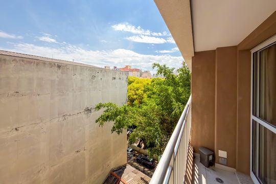 Vista da Varanda de kitnet/studio à venda com 1 quarto, 28m² em Liberdade, São Paulo