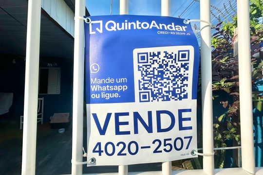 Placa de apartamento à venda com 3 quartos, 80m² em Feitoria, São Leopoldo