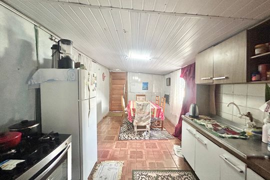 Cozinha de apartamento à venda com 3 quartos, 80m² em Feitoria, São Leopoldo