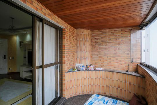 Varanda de apartamento à venda com 4 quartos, 340m² em Santo Antônio, São Caetano do Sul