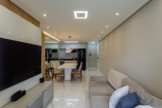 Sala de apartamento para alugar com 3 quartos, 65m² em Vila Siqueira (zona Norte), São Paulo